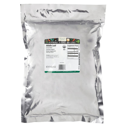 Frontier Co-op, Organic Cut & Sifted Alfalfa Leaf, 16 oz (453 g)