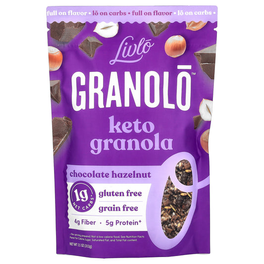 Livlo, Granolo, Keto Granola, Chocolate Hazelnut, 11 oz (312 g)