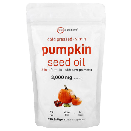 Micro Ingredients, Pumpkin Seed Oil, 150 Softgels