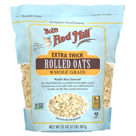 Bob's Red Mill, Extra Thick Rolled Oats, Whole Grain, 32 oz (907 g)