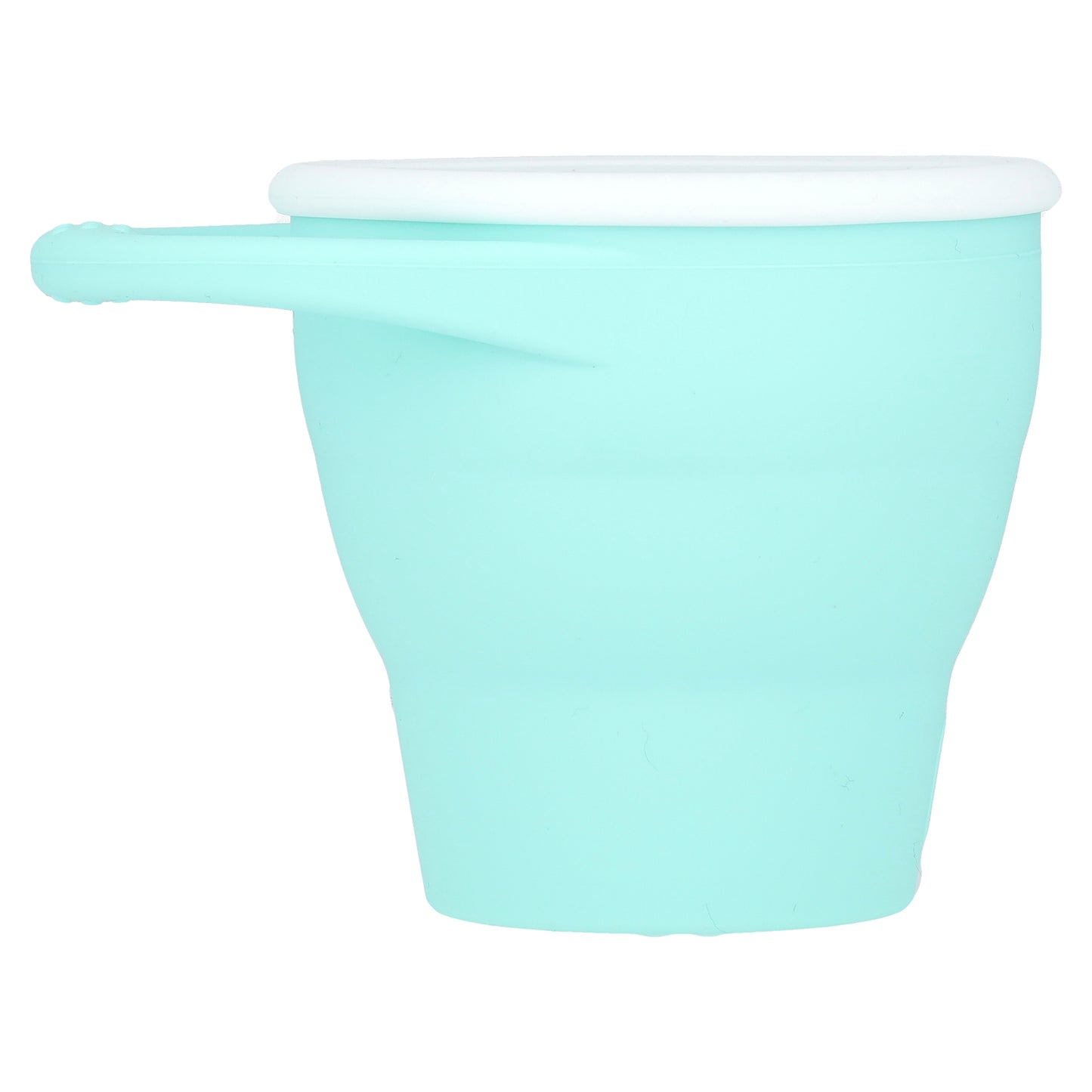 Munchkin, C'est Silicone!™, Snack Catcher With Lid, 6 Months+, Mint, 1 Count