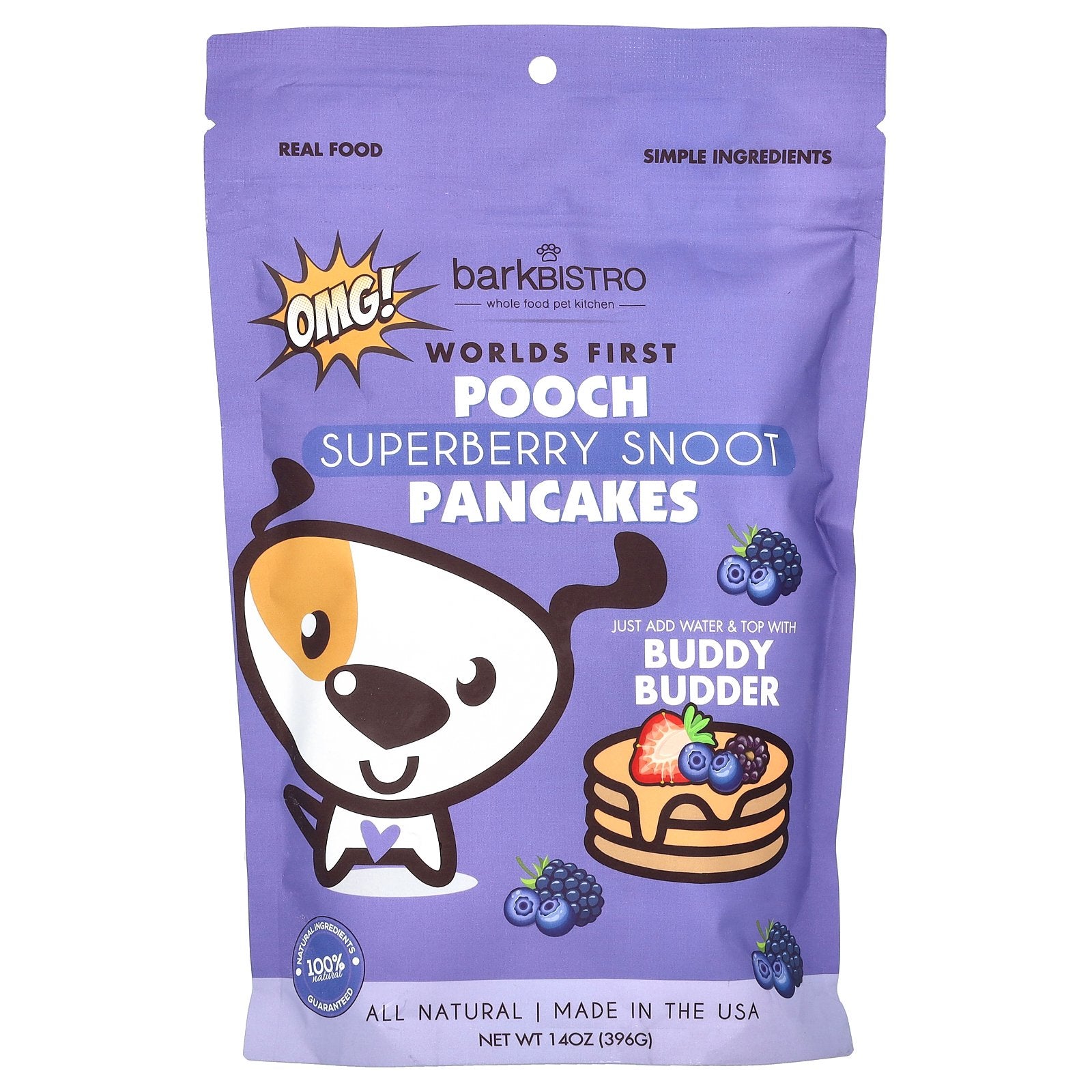 Bark Bistro, Worlds First Pooch Pancakes, Superberry Snoot, 14 oz (396 g)