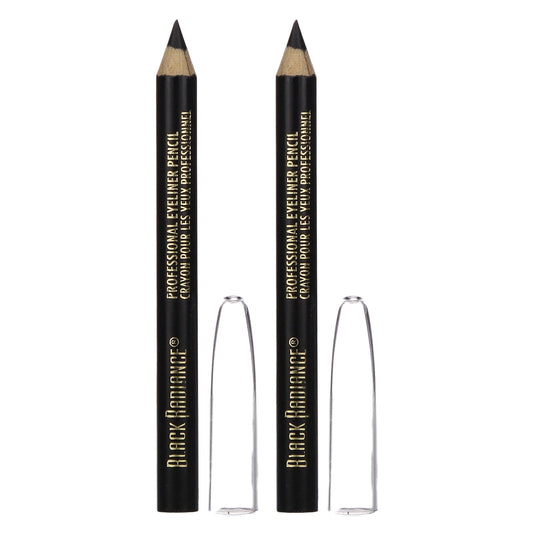 Black Radiance, Eyeliner Pencil, CA6503 Truly Black, Twin Pack, 0.066 oz (1.88 g)