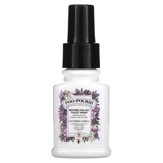 Poo-Pourri, Before-You-Go Toilet Spray, Lavender Vanilla, 1.4 fl oz (41 ml)