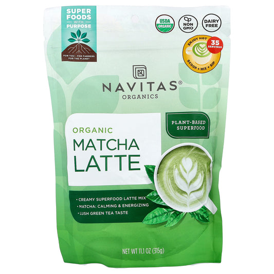 Navitas Organics, Organic Matcha Latte, 11.1 oz (315 g)
