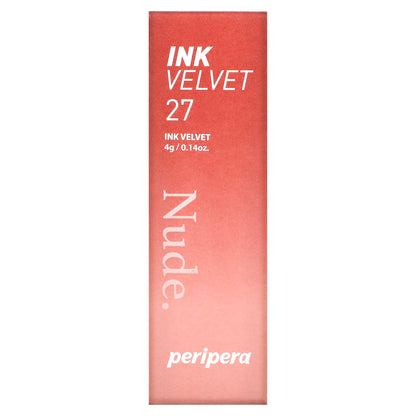 Peripera, Ink Velvet Lip Tint, 27 Strawberry Nude, 0.14 oz (4 g)