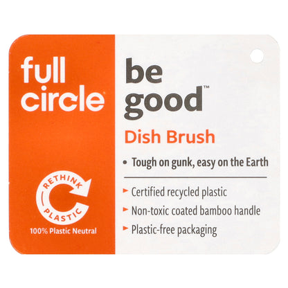 Full Circle, Be Good™, Dish Brush, 1 Count