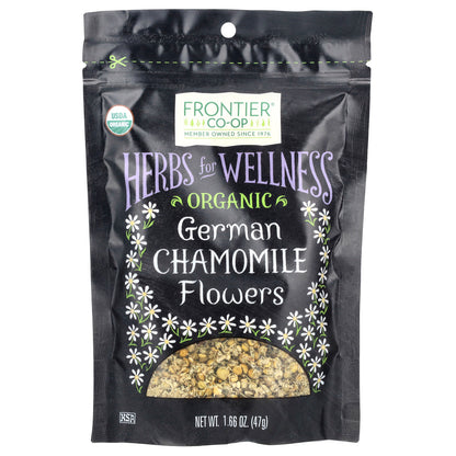 Frontier Co-op, Organic German Chamomile Flowers, 1.66 oz (47 g)