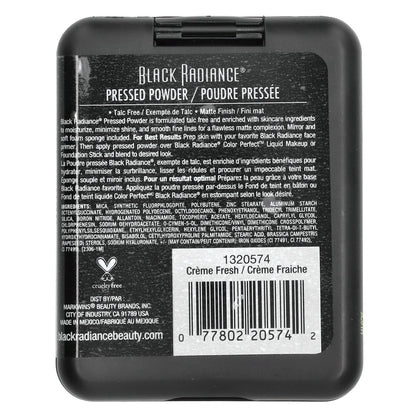 Black Radiance, Pressed Powder, 1320574 Creme Fresh , 0.16 oz (4.7 g)