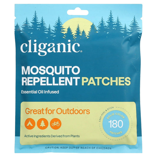 Cliganic, Mosquito Repellent Solid Color Patches, 180 Patches