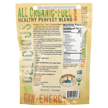 Barlean's, Flax-Chia-Coconut Blend, 12 oz (340 g)