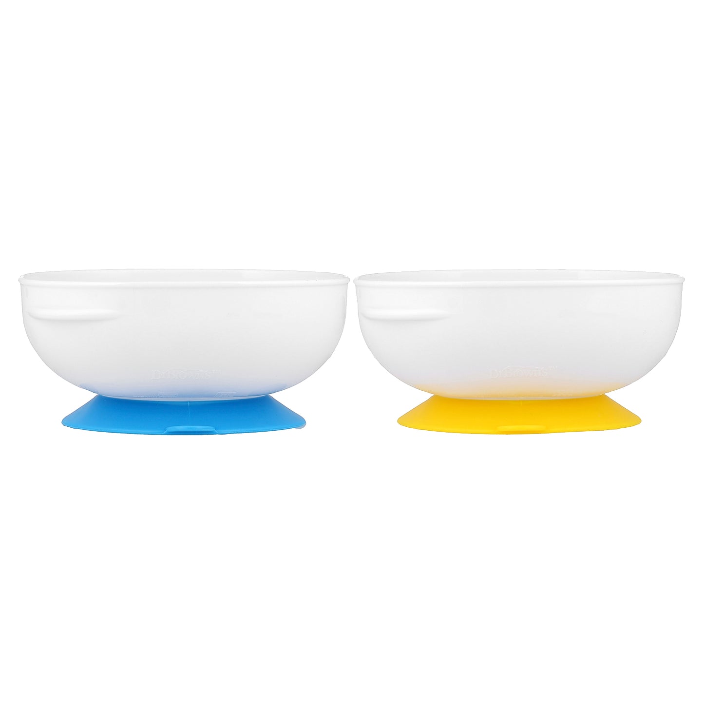 Dr. Brown's, No-Slip Suction Bowls, 4 Months + , 2 Pack