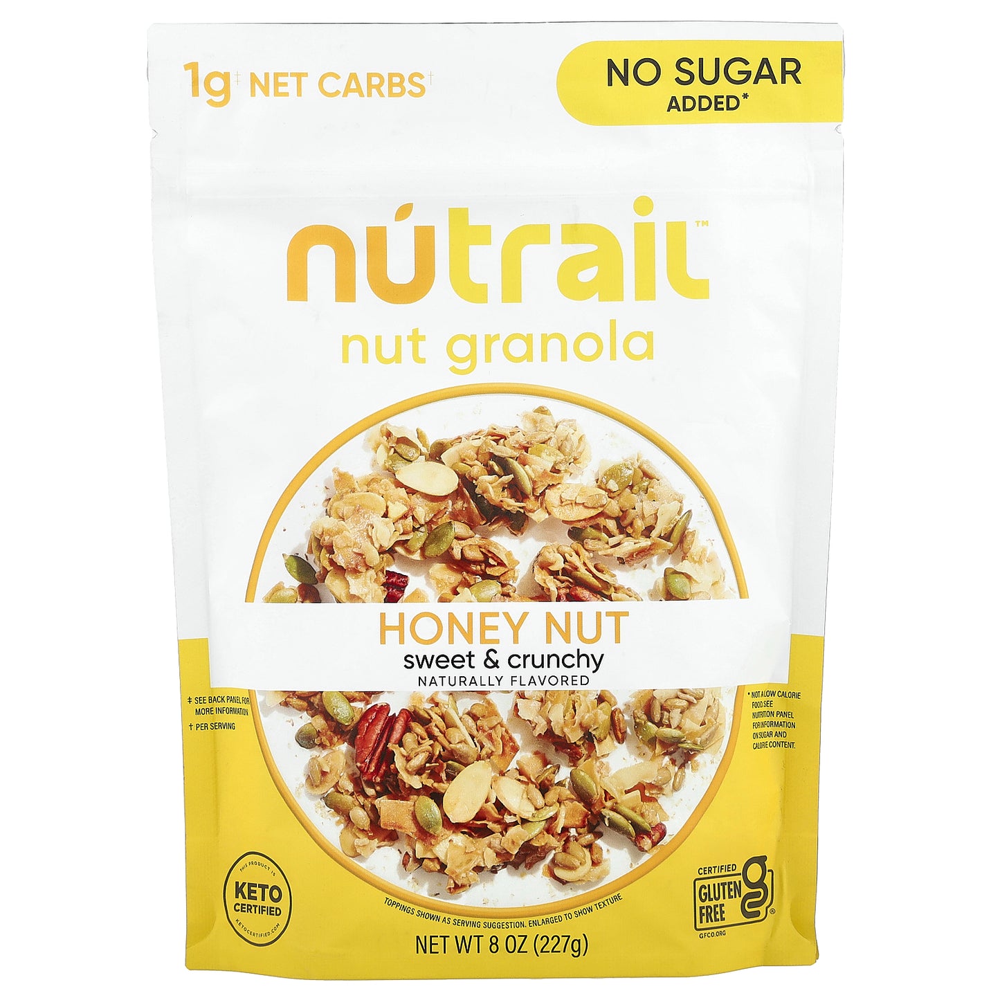 NuTrail, Nut Granola, Honey Nut, 8 oz (227 g)