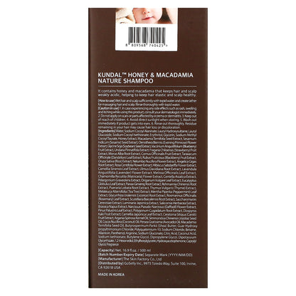 Kundal, Honey & Macadamia, Shampoo, Baby Powder, 16.9 fl oz (500 ml)