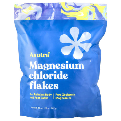 Asutra, Magnesium Chloride Flakes, 32 oz (907 g)