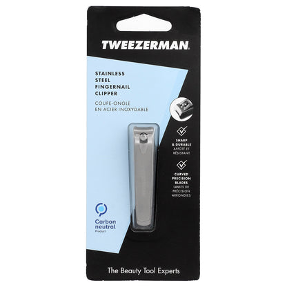 Tweezerman, Stainless Steel Fingernail Clipper, 1 Count