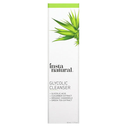 InstaNatural, Glycolic Cleanser, 1.7 fl oz (50 ml)