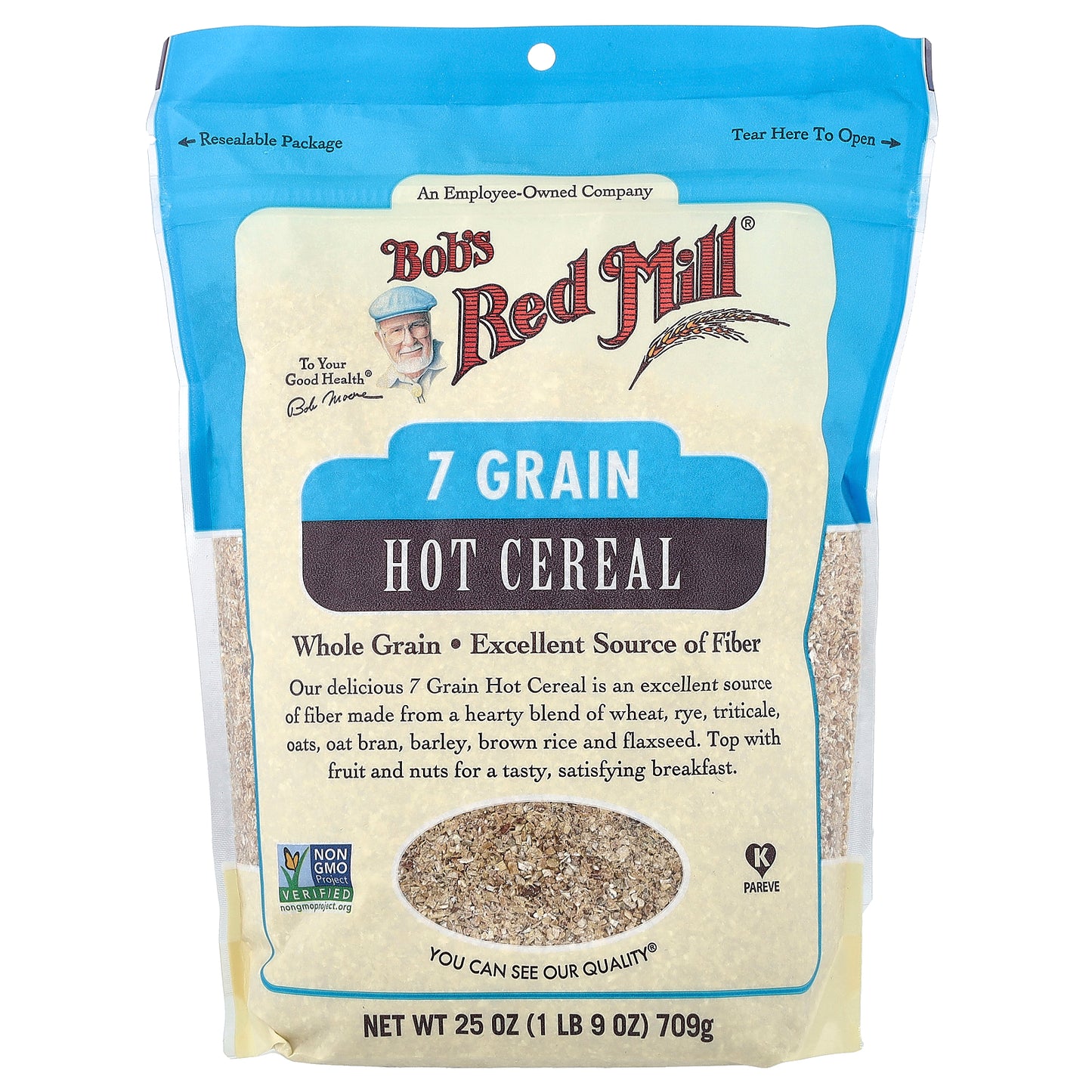 Bob's Red Mill, 7 Grain Hot Cereal, 1 lb 9 oz (709 g)