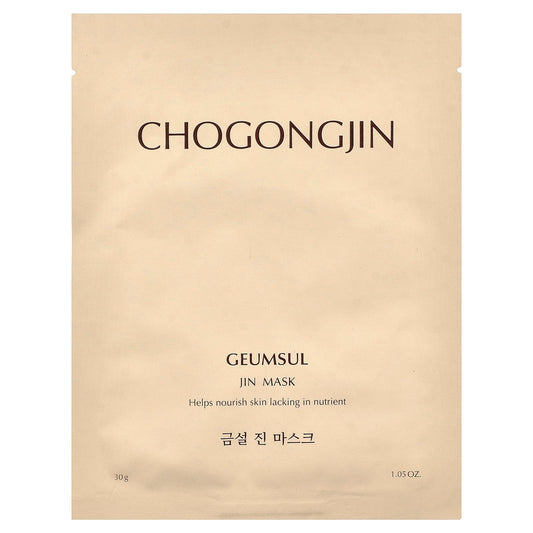 Missha, Chogongjin Geumsul Jin Beauty Mask, 1 Sheet, 1.05 oz (30 g)