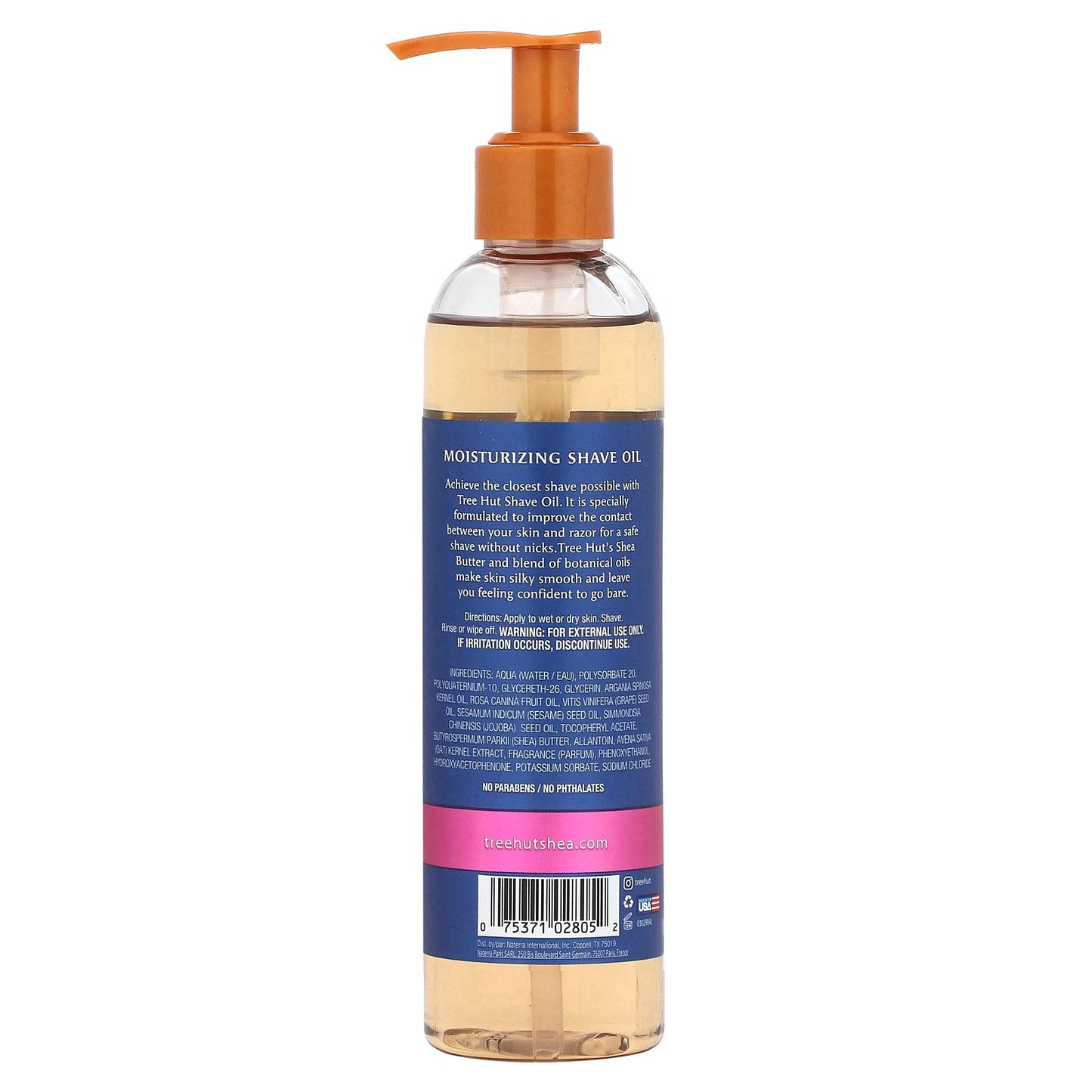 Tree Hut, Moisturizing Shave Oil, Moroccan Rose , 7.7 fl oz (227 ml)