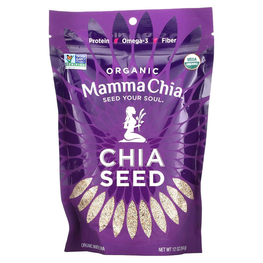 Mamma Chia, Organic White Chia Seed, 12 oz (340 g)