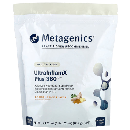Metagenics, UltralnflamX Plus 360°, Medical Food, Original Spice, 21.23 oz (602 g)