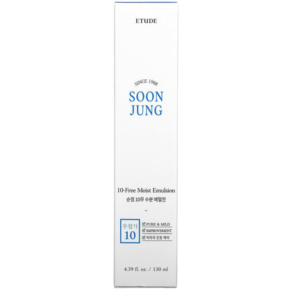 Etude, Soon Jung, 10-Free Moist Emulsion, 4.39 fl oz (130 ml)