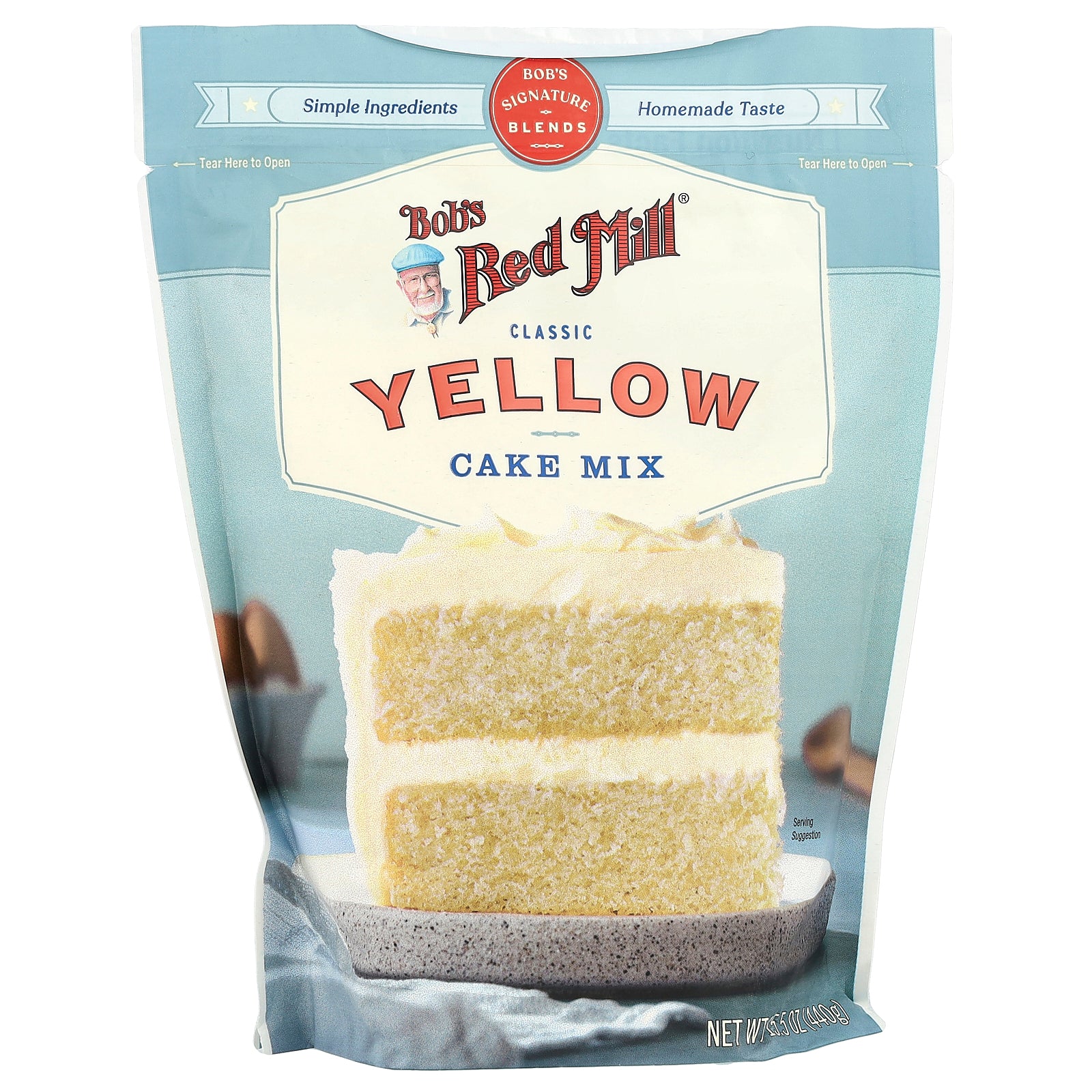 Bob's Red Mill, Classic Yellow Cake Mix, 15.5 oz (440 g)