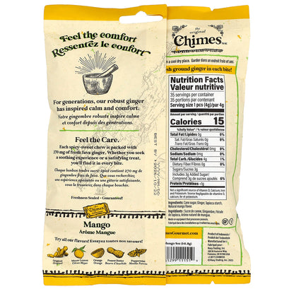 Chimes, Ginger Chews, Mango, 5 oz (141.8 g)