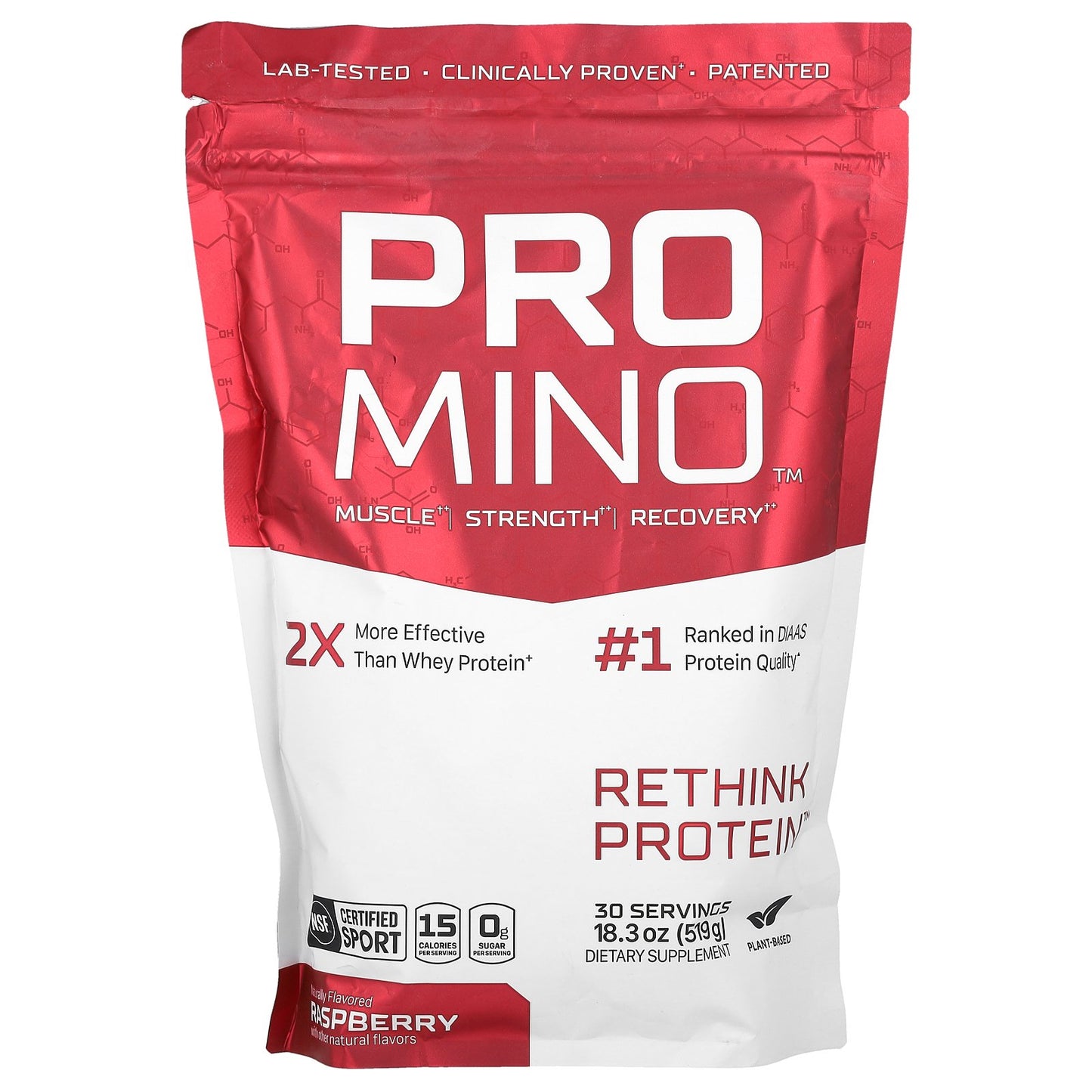 Promino, Rethink Protein™, Raspberry, 18.3 oz (519 g)