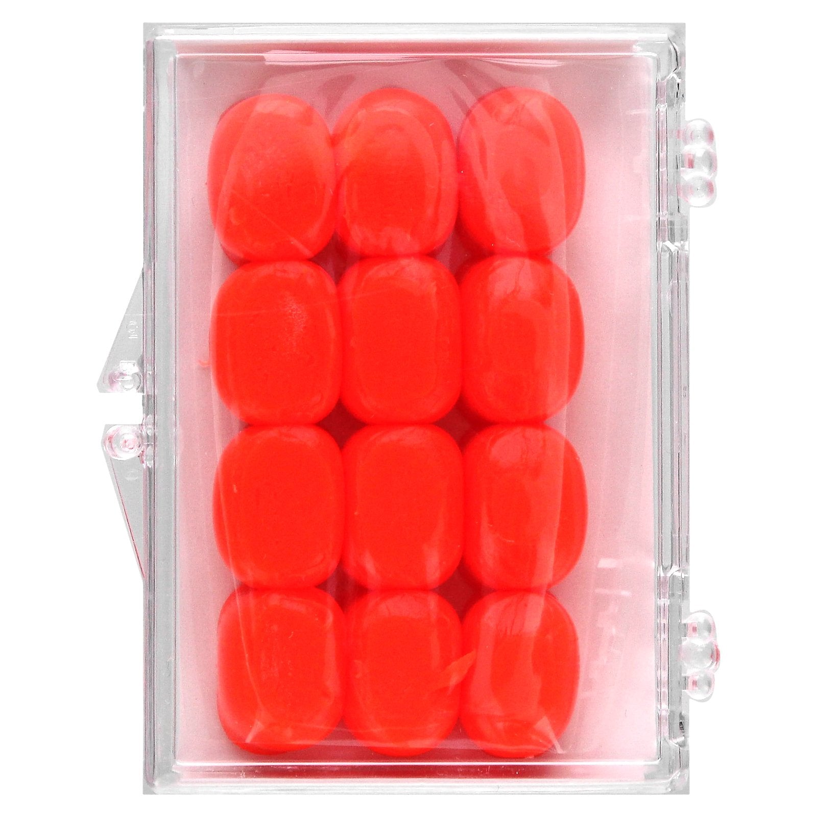 Ezy Dose, Kids, Soft Silicone Ear Plugs, Orange, 6 Pairs + Case