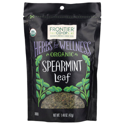 Frontier Co-op, Organic Spearmint Leaf, 1.48 oz (42 g)