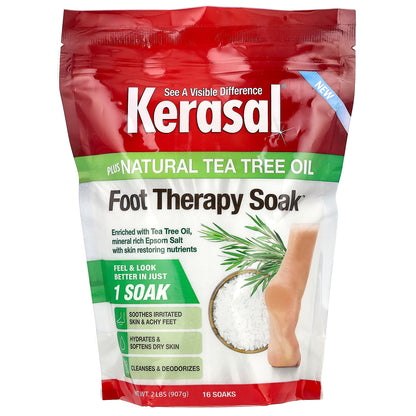 Kerasal, Foot Therapy Soak Plus Natural Tea Tree Oil, 2 lbs (907 g)