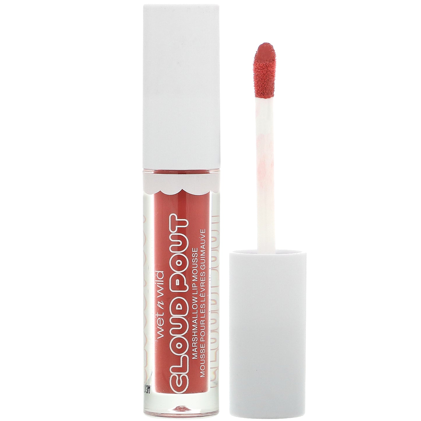 wet n wild, Cloud Pout, Marshmallow Lip Mousse, Marshmallow Madness, 0.10 fl oz (3 ml)