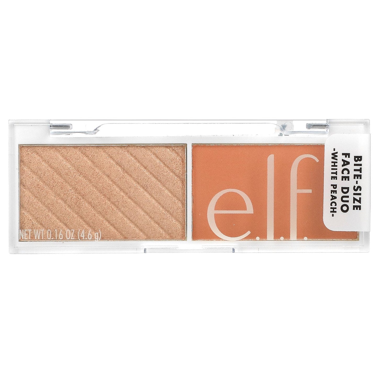 E.L.F., Bite Size Face Duo, White Peach, 0.16 oz (4.6 g)