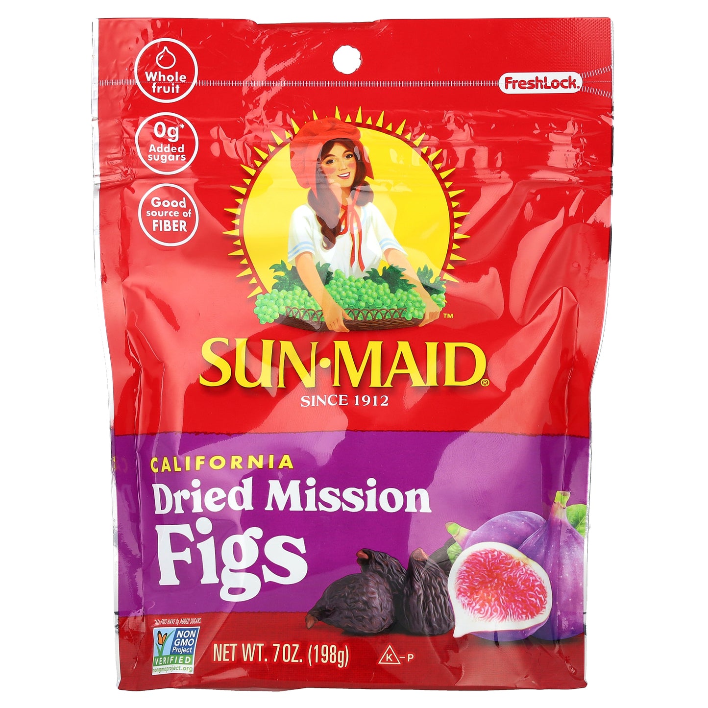 Sun-Maid, California Dried Mission Figs, 7 oz (198 g)