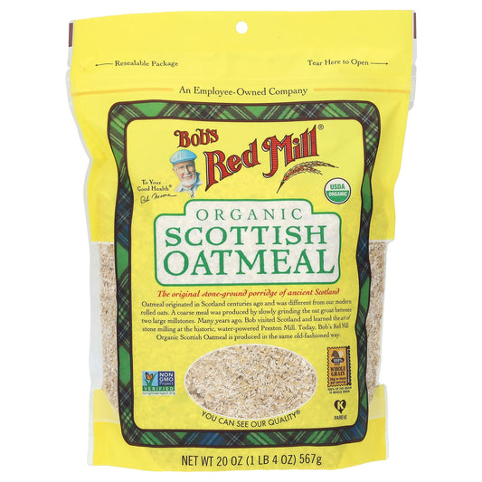 Bob's Red Mill, Organic Scottish Oatmeal, 20 oz (567 g)