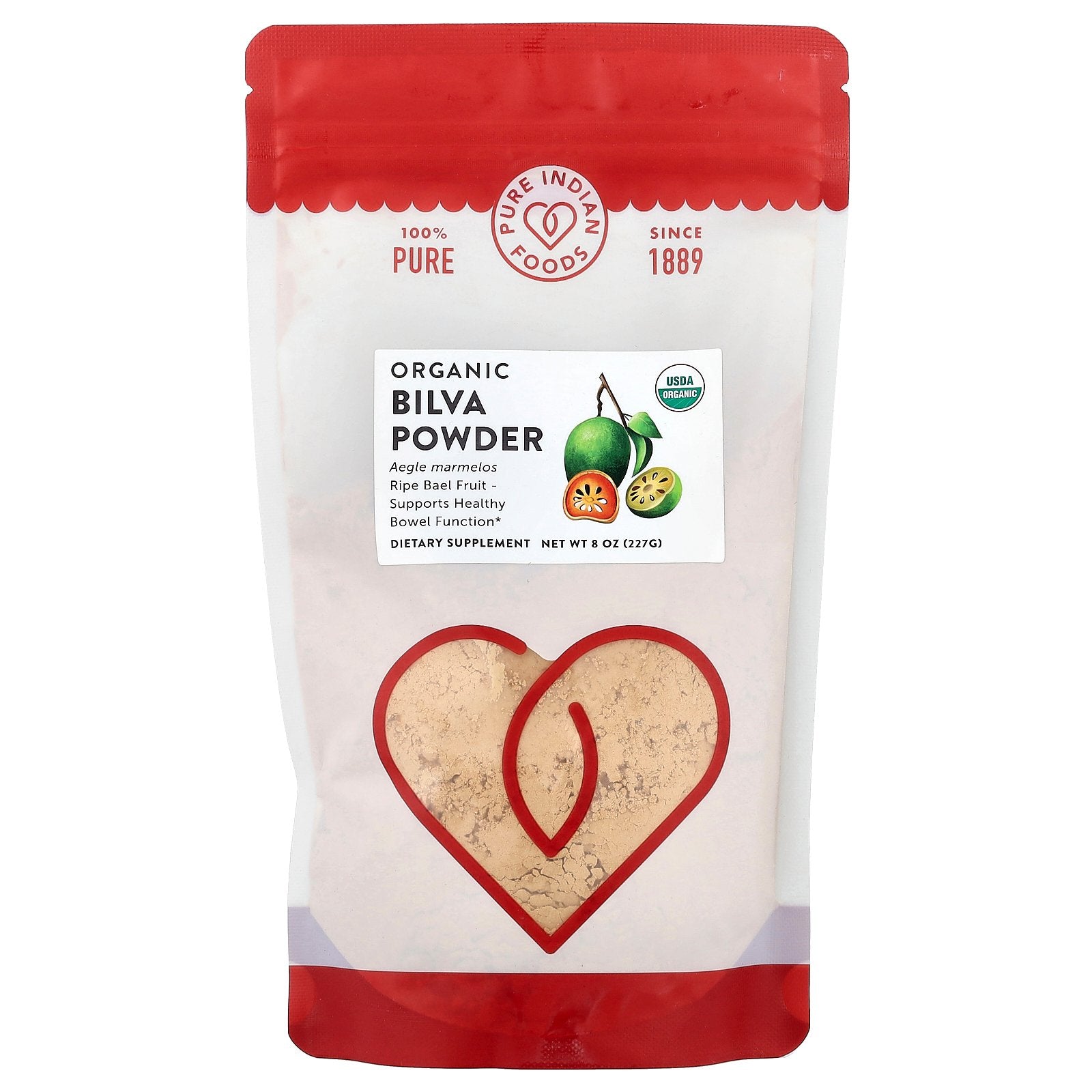 Pure Indian Foods, Organic Bilva Powder, 8 oz (227 g)