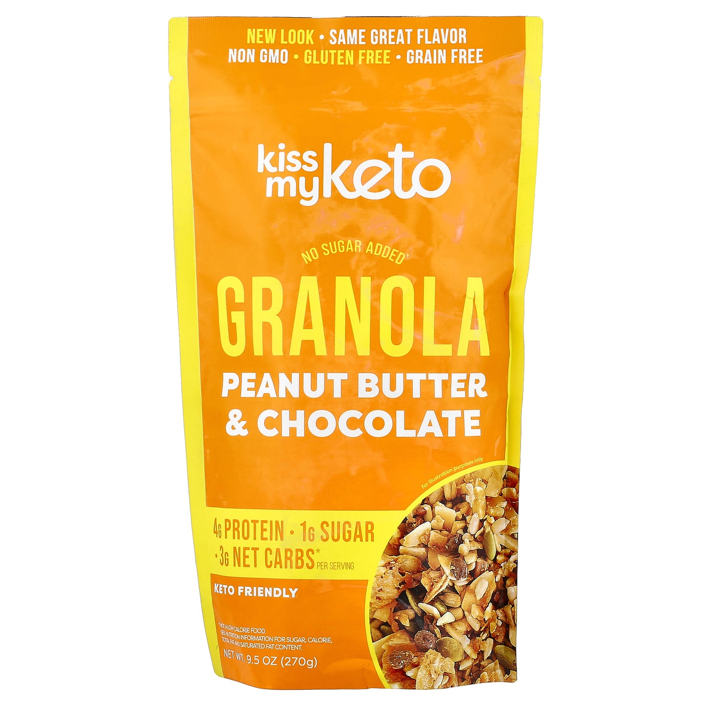 Kiss My Keto, Granola, Peanut Butter & Chocolate , 9.5 oz (270 g)