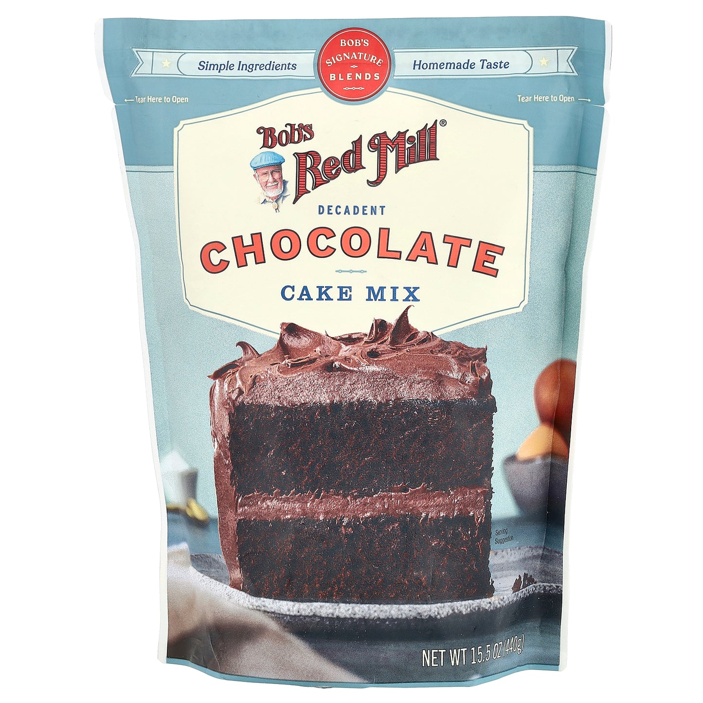 Bob's Red Mill, Decadent Chocolate Cake Mix, 15.5 oz (440 g)