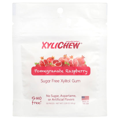 XyliDENT, Xylichew®, Pomegranate Raspberry, 50 Pieces, 2.29 oz (65 g)
