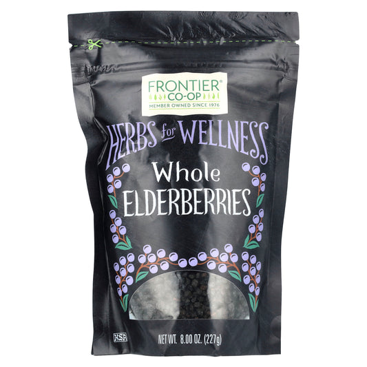 Frontier Co-op, Whole Elderberries, 8 oz (227 g)