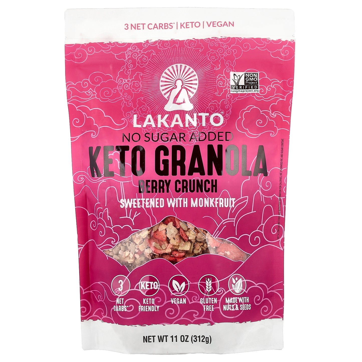 Lakanto, Keto Granola, Berry Crunch, 11 oz (312 g)