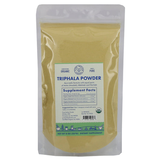 Pure Indian Foods, Organic Triphala Powder, 8 oz (227 g)