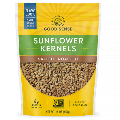 Good Sense, Sunflower Kernels, Salted, Roasted, 16 oz (454 g)