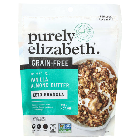 Purely Elizabeth, Keto Granola Clusters, Grain-Free, Vanilla Almond Butter, 8 oz (227 g)