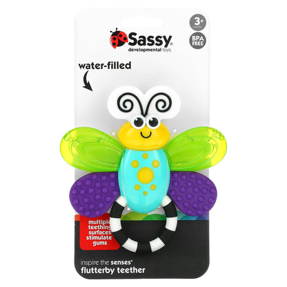 Sassy, Inspire The Senses, Flutterby Teether, 3 + Months, 1 Count