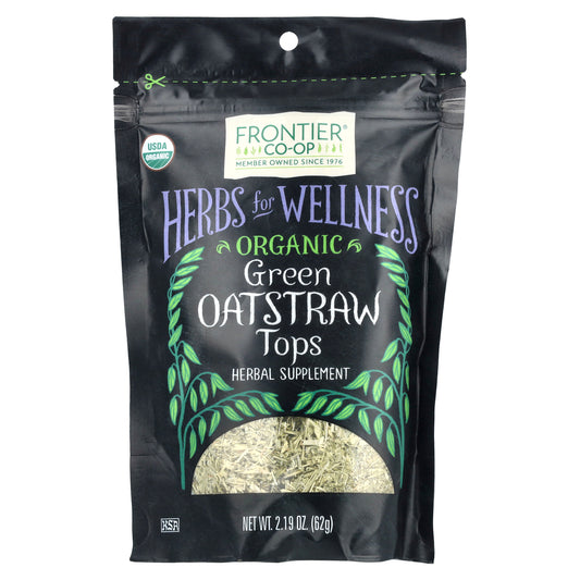 Frontier Co-op, Organic Green Oatstraw Tops, 2.19 oz (62 g)