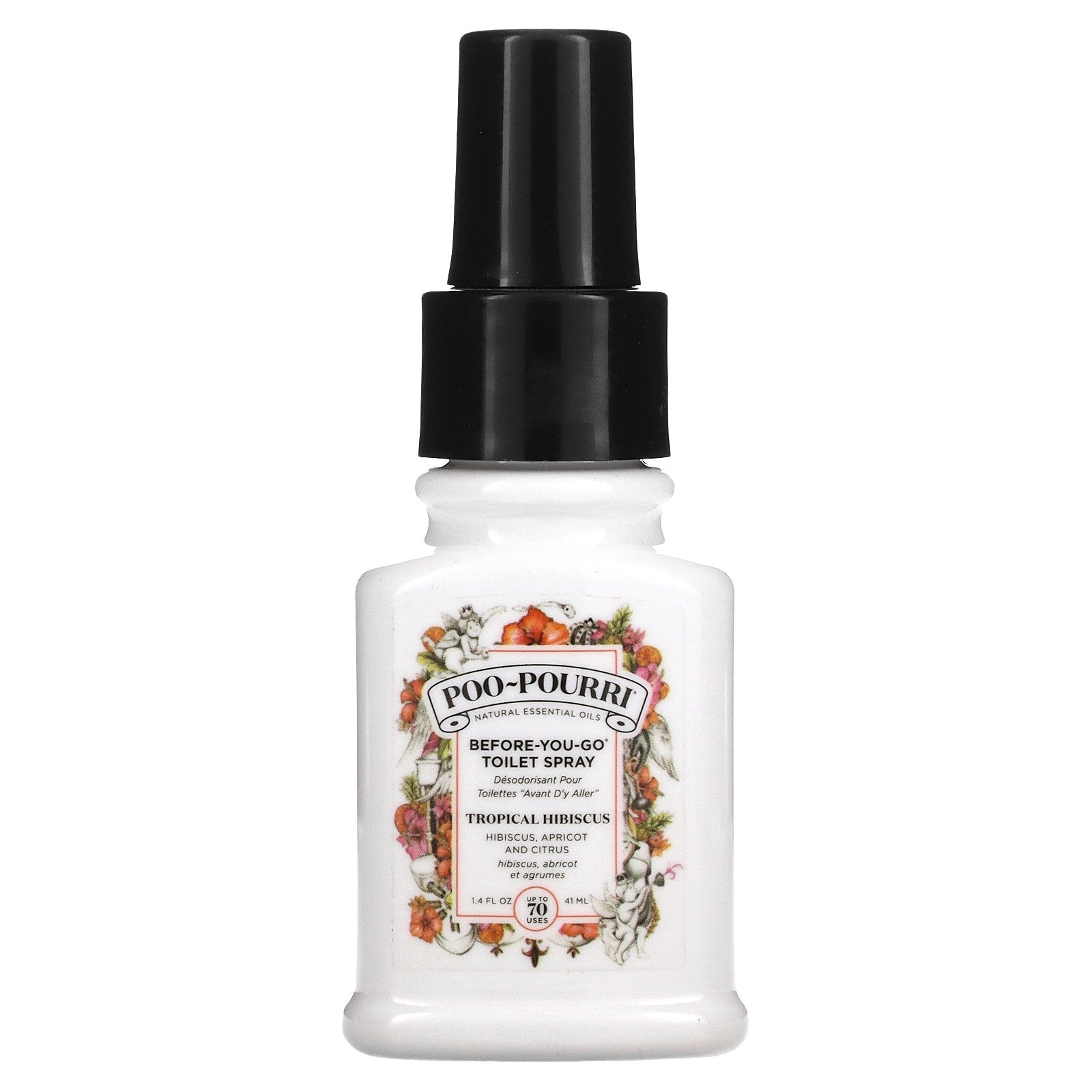 Poo-Pourri, Before-You-Go Toilet Spray, Tropical Hibiscus, 1.4 fl oz (41 ml)