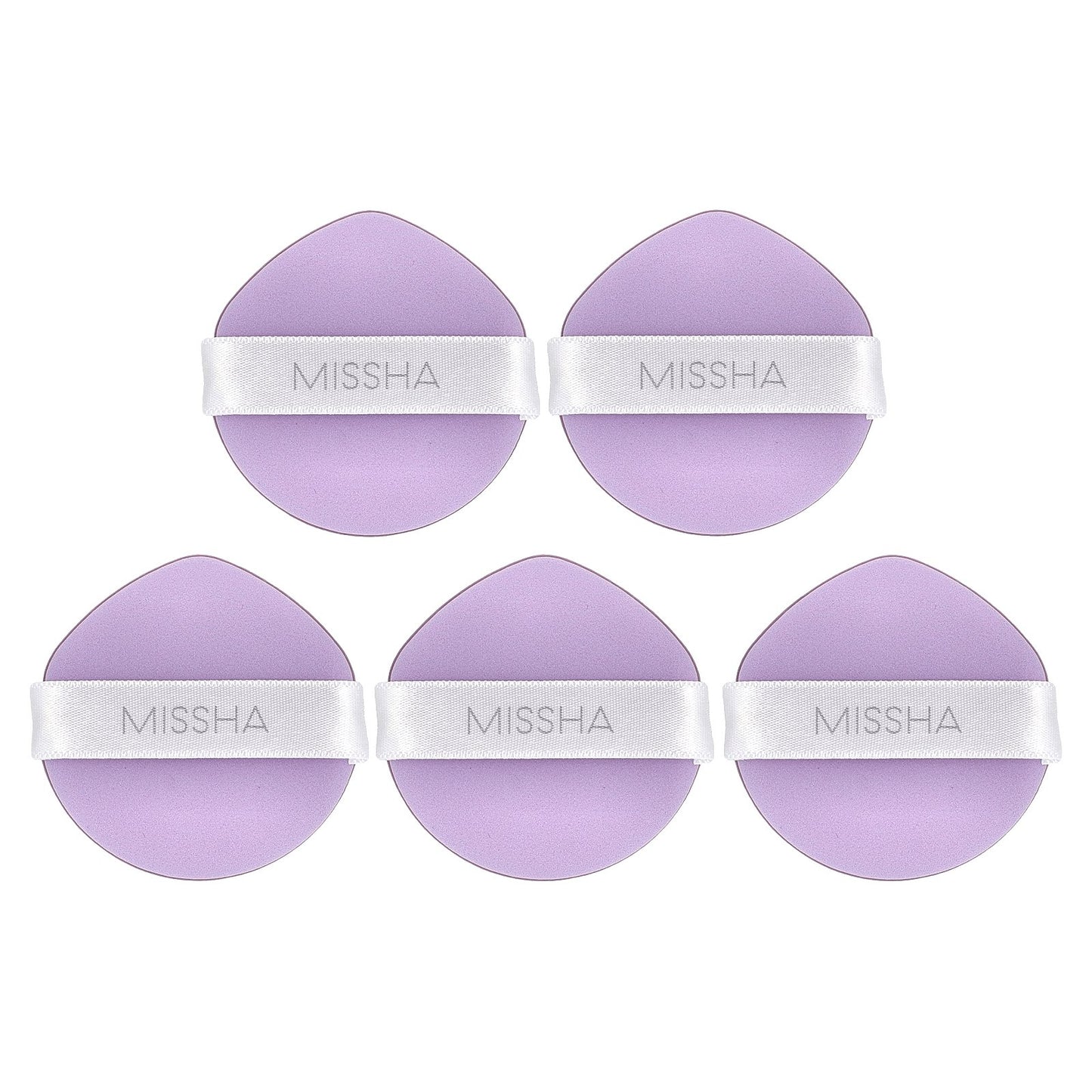 Missha, Glow Layering Fit Puff, 5 Pieces